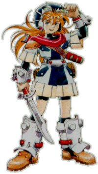 Justin, do RPG GRANDIA - Sega Saturn